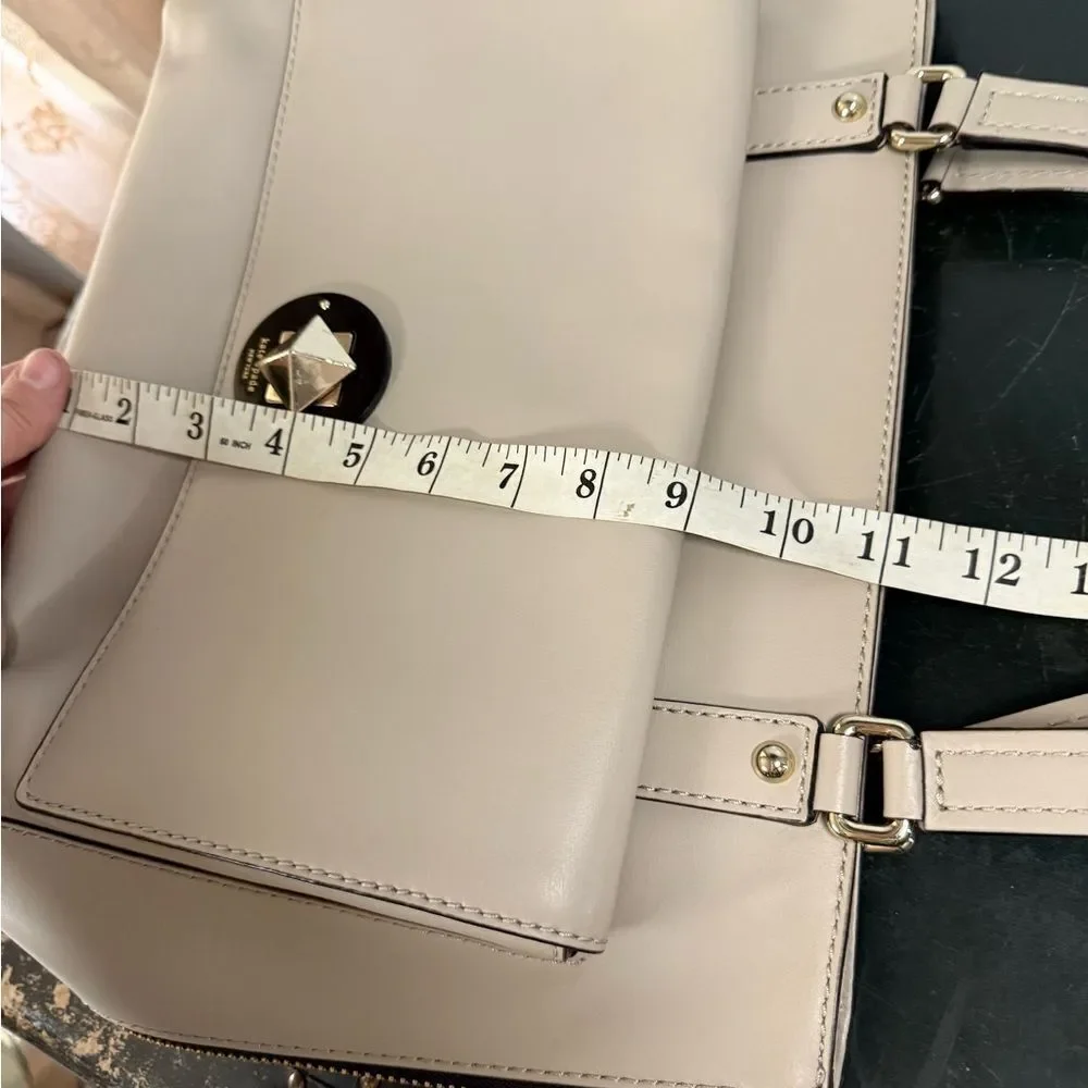 Kate Spade Varick Collection Austin Taupe Purse
